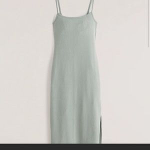 Abercrombie low back ribbed midi dress, size medium, worn once